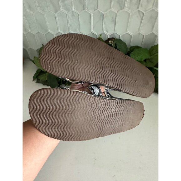 Snake Print Sandals With Adjustable Strap & Cork Sole - Picture 4 of 7